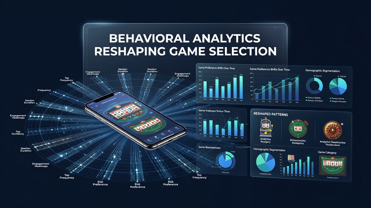 Mobile interface screenshot comparing personalized game recommendation carousels based on user behavior data