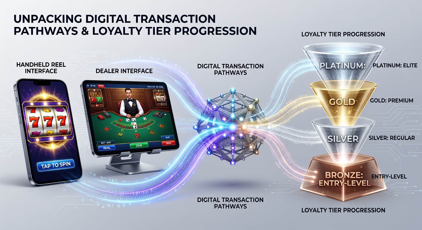 Digital transaction pathways connecting mobile slots and live dealer loyalty systems