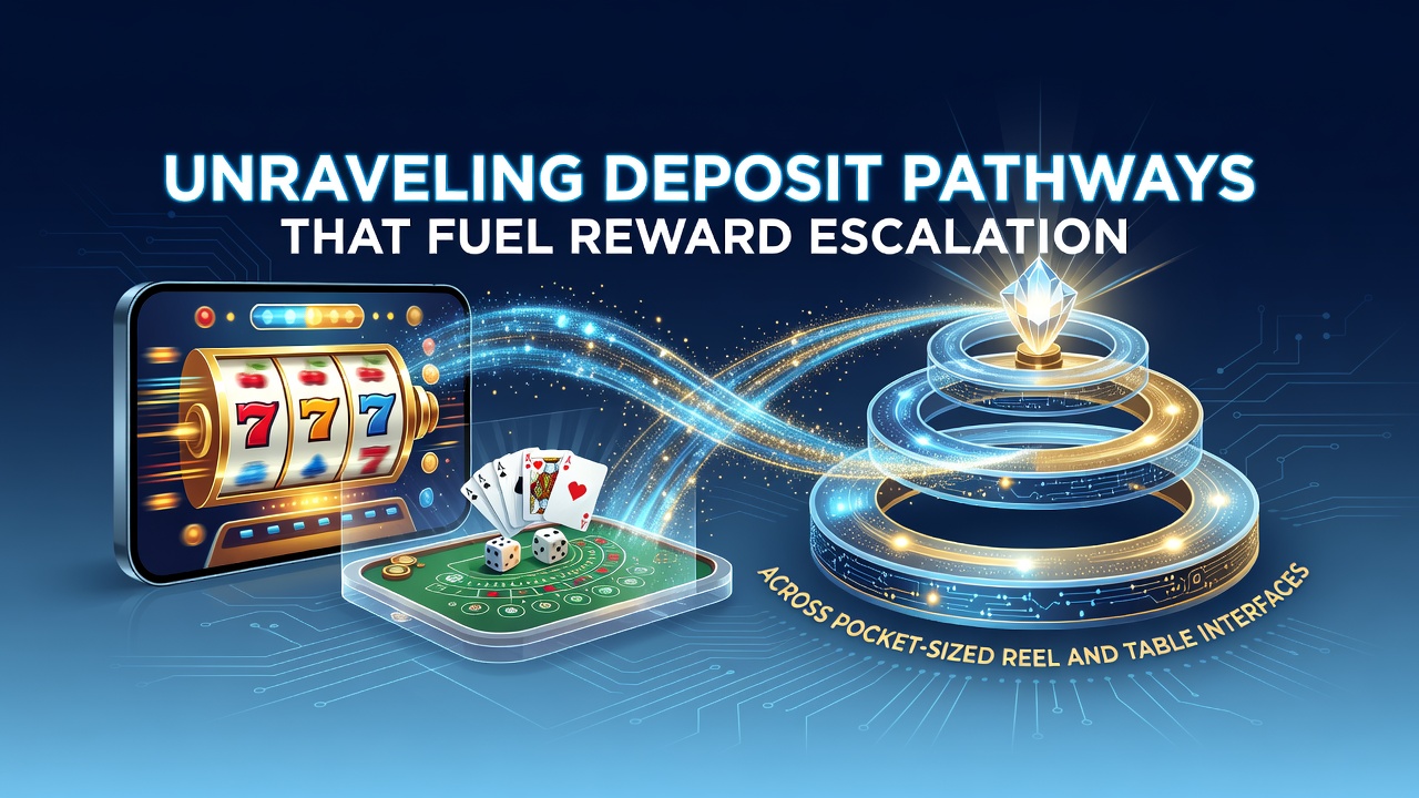 Mobile casino interface showing deposit options and reward progression on a smartphone screen